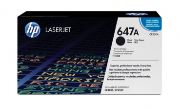 HP 647A Toner Cartridge CE260A, black