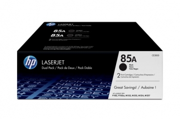 HP 85A Toner Cartridge CE285AD, 2-pack, black