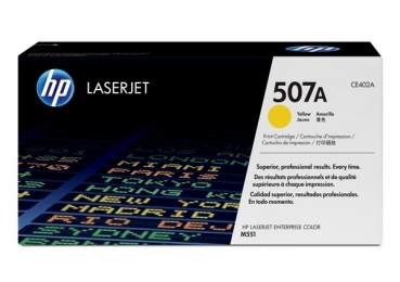 HP 507A Toner Cartridge CE402A, yellow