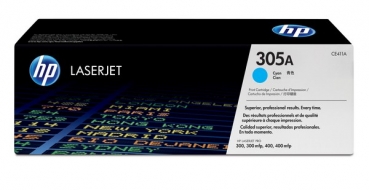 HP 305A Toner Cartridge CE411A, cyan