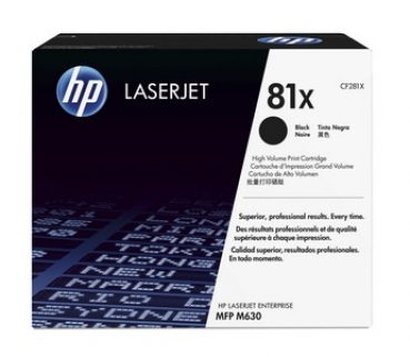 HP 81X Toner Cartridge CF281X, black