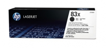 HP 83X Toner Cartridge CF283X, black