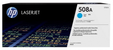 HP 508A Toner Cartridge CF361A, cyan