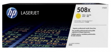 HP 508X Toner Cartridge CF362X, yellow