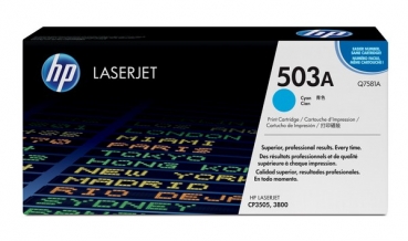 HP 503 Toner Cartridge Q7581A, cyan