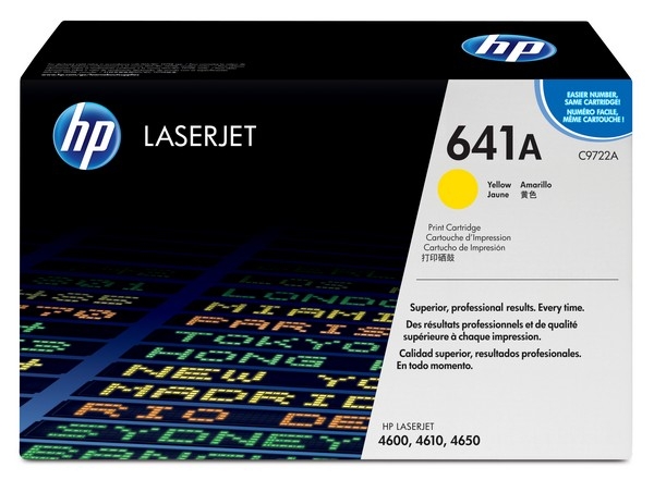 HP 641 Toner Cartridge C9722A, yellow