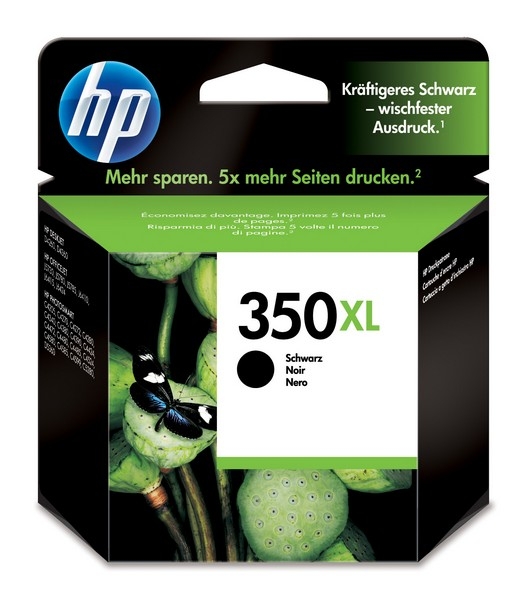 HP 350XL Ink Cartridge, black