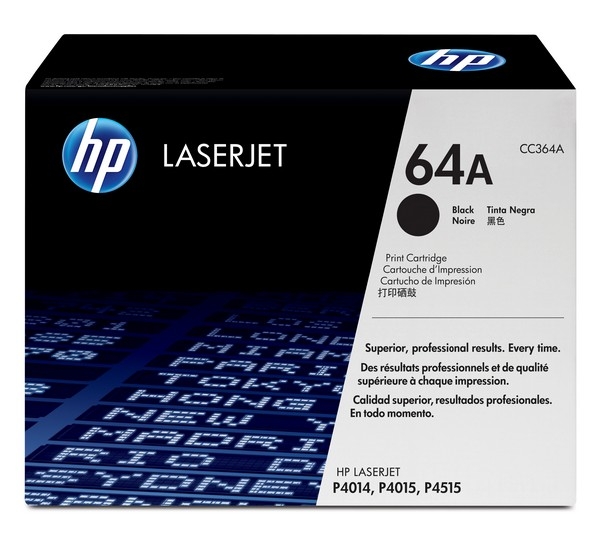 HP 64A Toner Cartridge CC364A, black