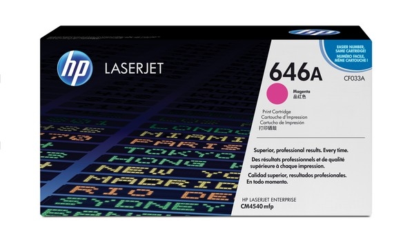 HP 646A Toner Cartridge CF033, magenta