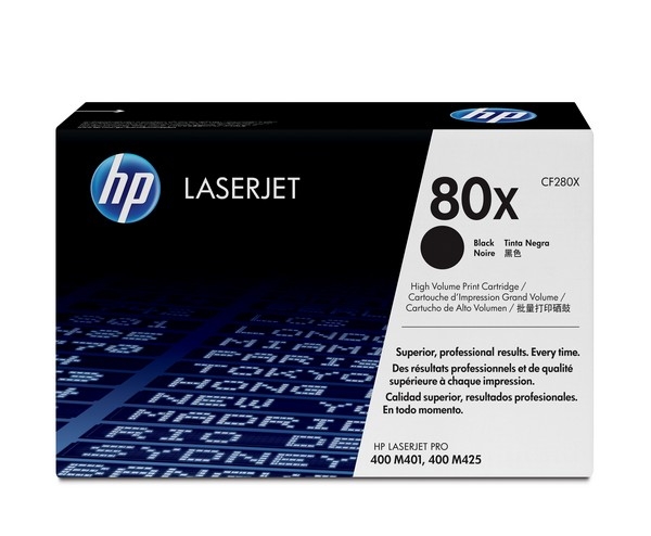 HP 80X Toner Cartridge CF280X, black