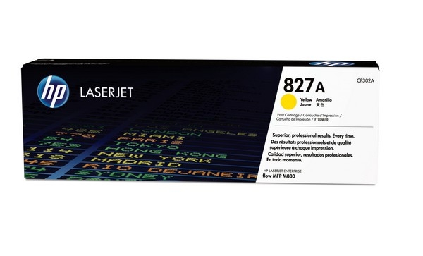 HP 827A Toner Cartridge CF302A, yellow