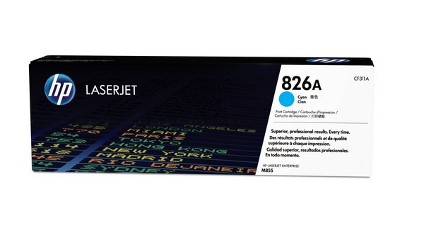 HP 826A Toner Cartridge CF311A, cyan