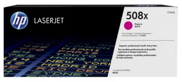 HP 508X Toner Cartridge CF363X, magenta