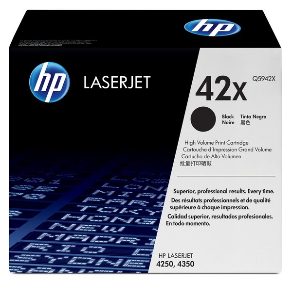 HP 42X Toner Cartridge Q5942X, black