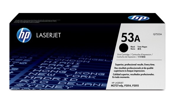 HP 53A Toner Cartridge Q7553A, black