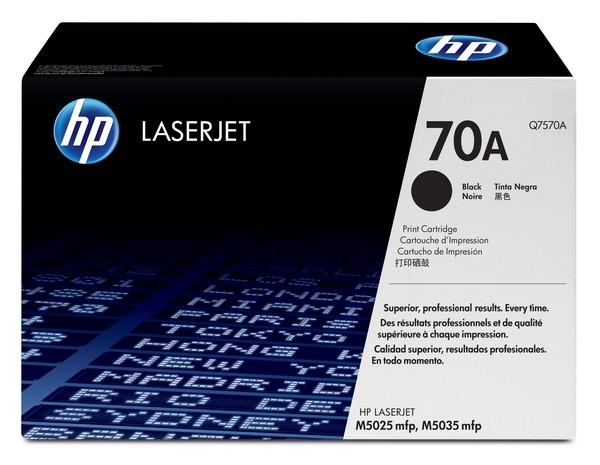 HP 70A Toner Cartridge Q7570A, black